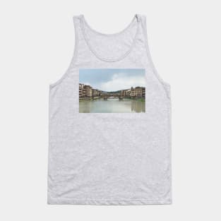 Florence Italy And The Arno River Tank Top